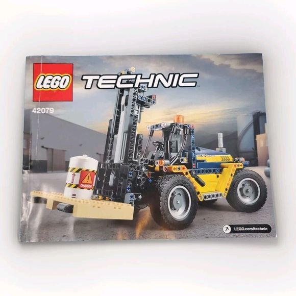 Lego Technic 42079 Instruction Booklet For Forklift Only No Bricks - Picture 1 of 4